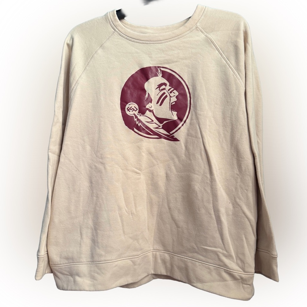 FSU Florida State University Seminoles 32 Degrees Heat Crewneck Sweatshirt, Lg